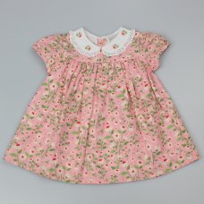 C32046: Baby Girls Floral Lined Dress  (1-2 Years)